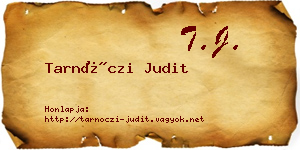 Tarnóczi Judit névjegykártya